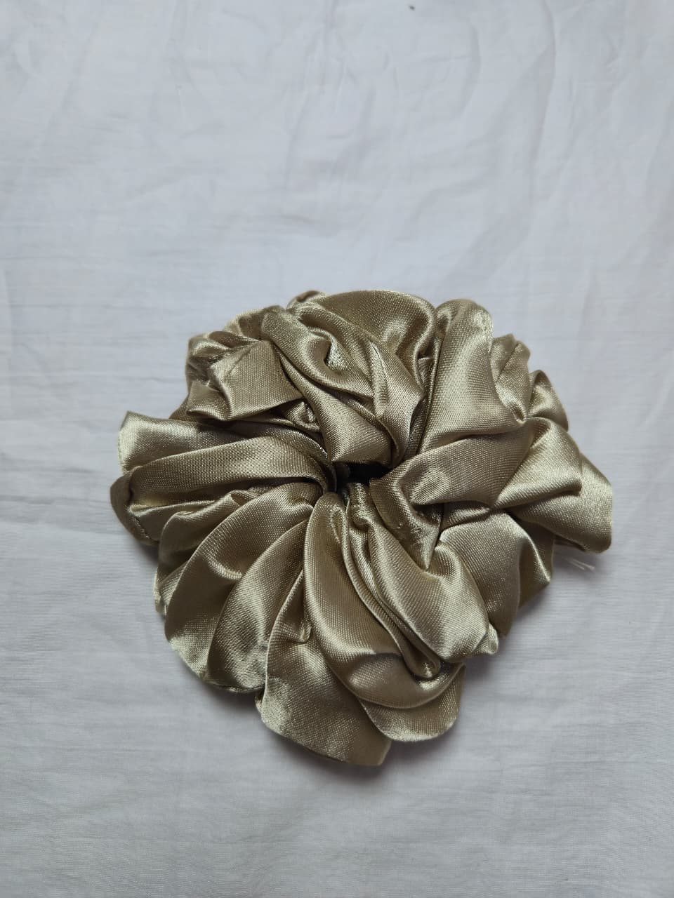 Champagne Golden Scrunchie