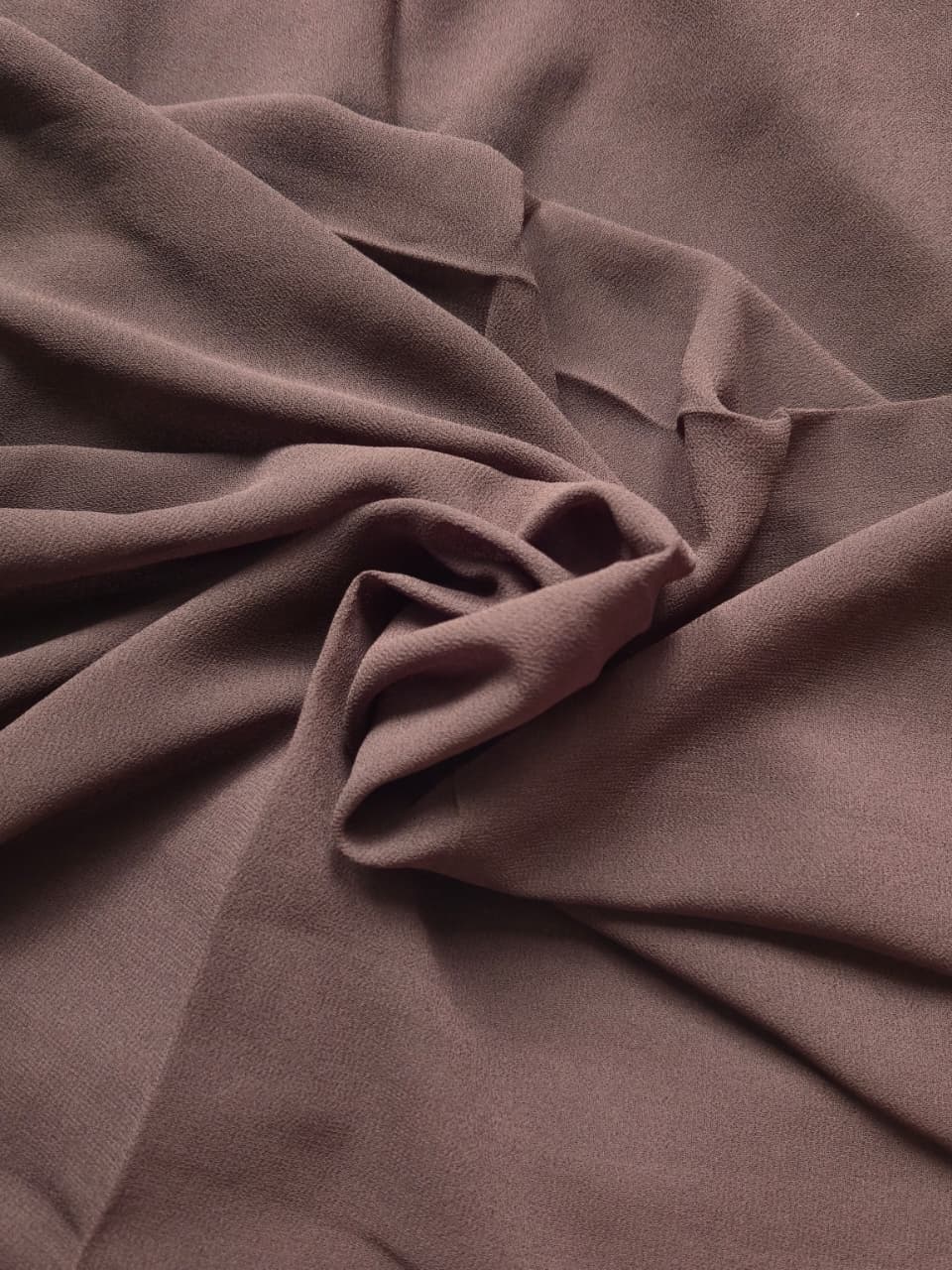 Georgette Dark Brown Hijab
