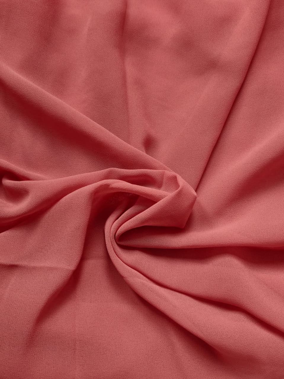 Georgette Dark Peach Hijab