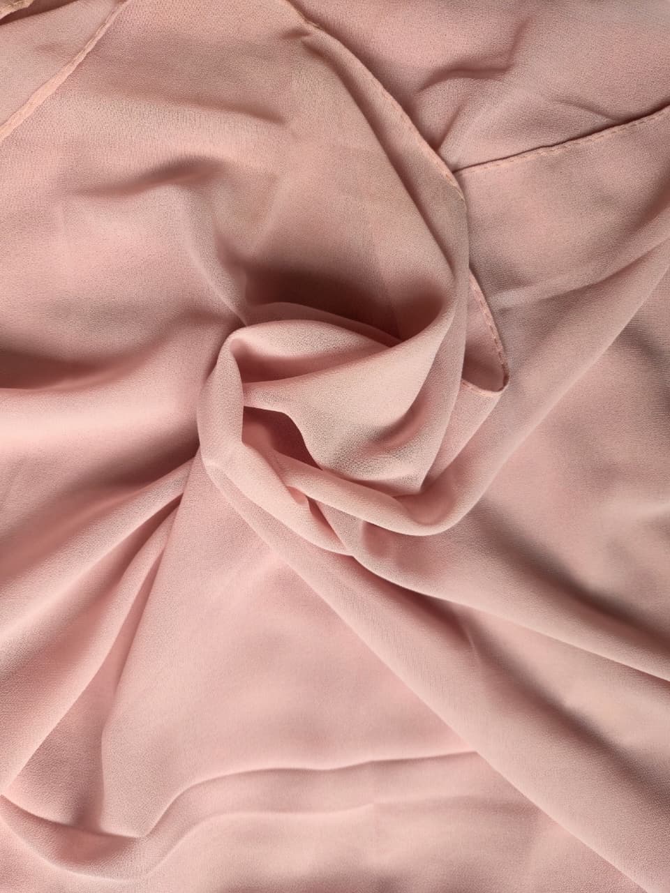 Georgette Peach Hijab