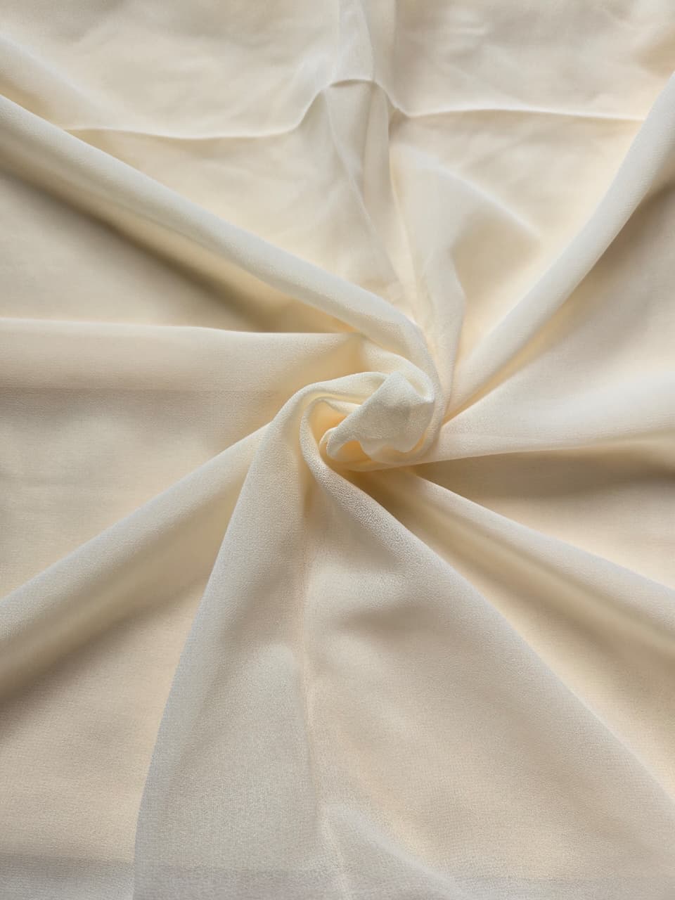 Georgette Butter Yellow Hijab