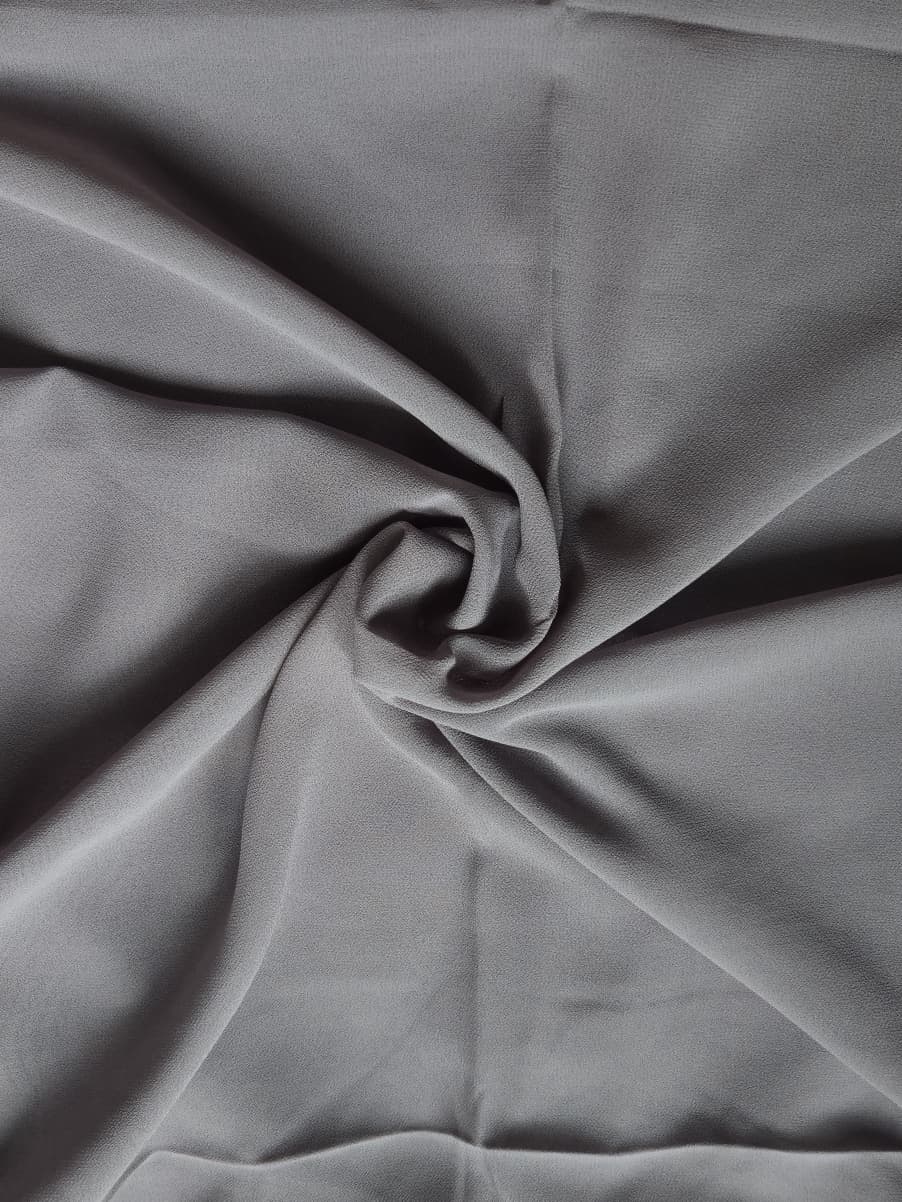 Georgette light Grey Hijab