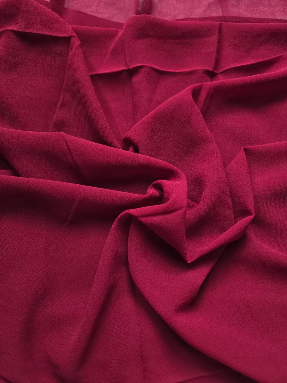 Georgette Maroon Hijab