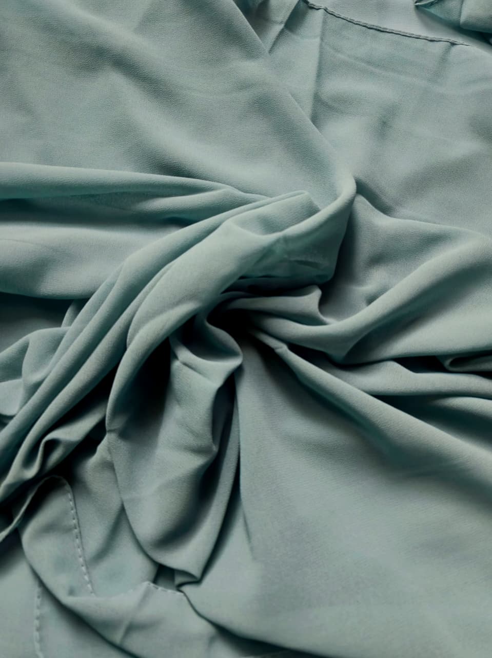 Georgette Pista Green Hijab