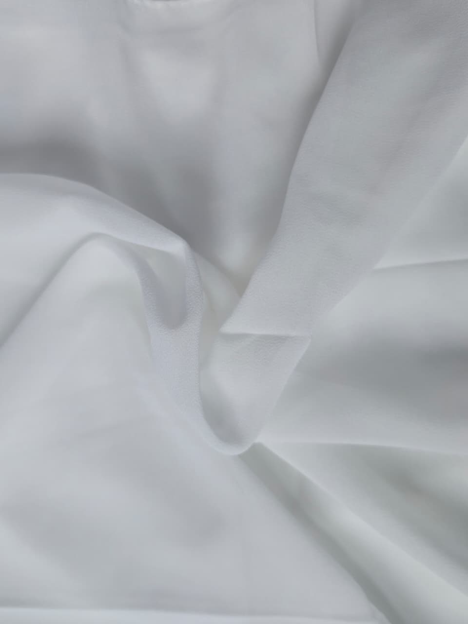 Georgette White Hijab