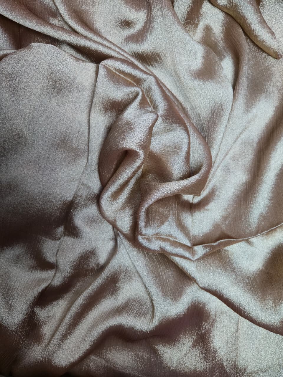 Silk dark Golden Hijab